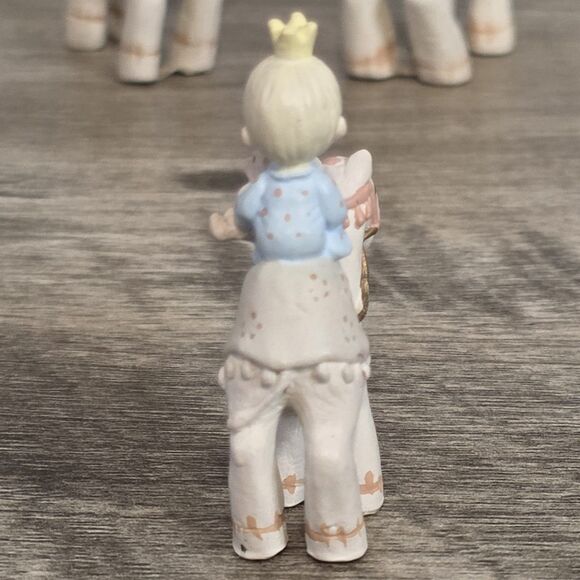 VTG Enesco Precious Moments “They Followed The Star” Miniature Pewter Magi 1990 - Picture 14 of 16